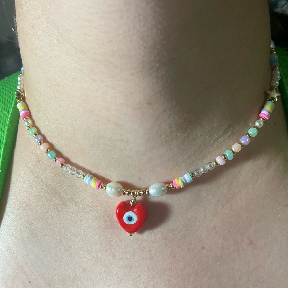 Bead Necklace “Bad Bunny” inspired 🐰🇵🇷